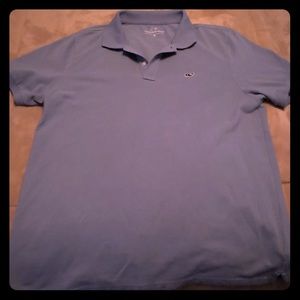 Vineyard Vines Stretch Pique Polo Medium blue